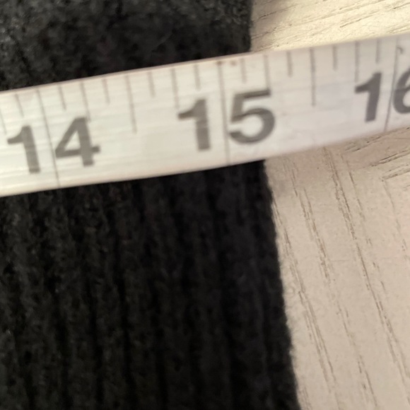 Guess, Black Sequined Sweater W/ Lace bottom Sz 10 - Picture 8 of 9